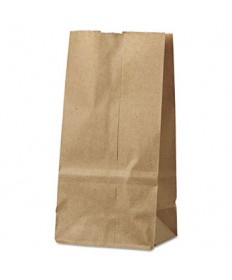 GROCERY PAPER BAGS, 30 LBS CAPACITY, #2, 4.31"W X 2.44"D X 7.88"H, KRAFT, 500 BAGS