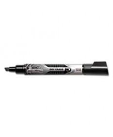 INTENSITY TANK-STYLE ADVANCED DRY ERASE MARKER, BROAD CHISEL TIP, BLACK, DOZEN