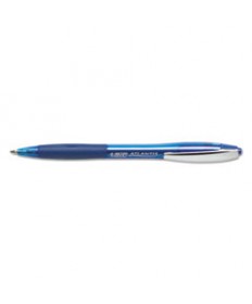 ATLANTIS RETRACTABLE BALLPOINT PEN, MEDIUM 1MM, BLUE INK/BARREL, DOZEN