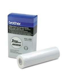98' THERMAPLUS FAX PAPER ROLL, 1" CORE, 8.5" X 98FT, WHITE, 2/PACK