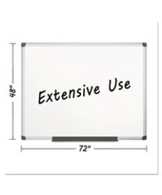 Porcelain Value Dry Erase Board, 48 X 72, White, Aluminum Frame