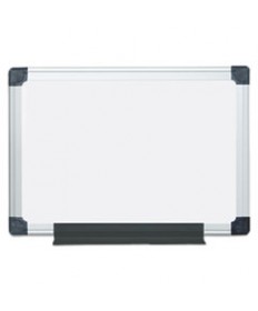 Value Lacquered Steel Magnetic Dry Erase Board, 18 X 24, White, Aluminum