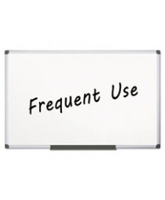 Value Lacquered Steel Magnetic Dry Erase Board, 48 X 96, White, Aluminum Frame