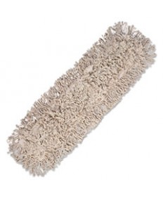 Mop Head, Dust, Cotton, 24 X 3, White