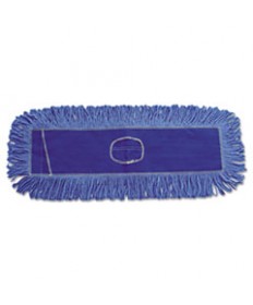 Mop Head, Dust, Looped-End, Cotton/synthetic Fibers, 18 X 5, Blue