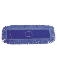 Mop Head, Dust, Looped-End, Cotton/synthetic Fibers, 24 X 5, Blue