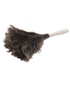 Professional Ostrich Feather Duster, 4" Handle