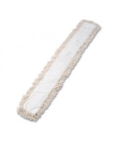 Industrial Dust Mop Head, Hygrade Cotton, 60w X 5d, White