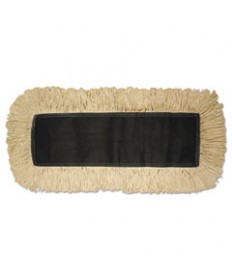 Disposable Dust Mop Head, Cotton, 18w X 5d