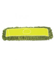 Clinger Dust Mop Head, Nylon, 36 X 5, Blue, 12/carton