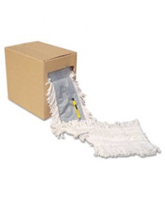 Flash Forty Disposable Dustmop, Cotton, 5", Natural