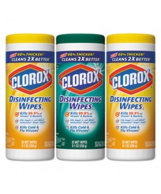 Disinfecting Wipes, 7 X 8, Fresh Scent/citrus Blend, 35/canister, 3/pack