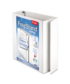 FREESTAND EASY OPEN LOCKING SLANT-D RING BINDER, 3 RINGS, 1" CAPACITY, 11 X 8.5, WHITE