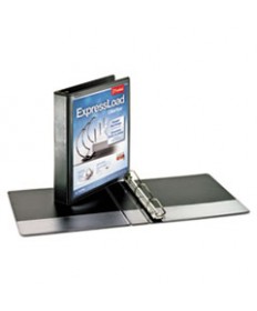 Expressload Clearvue Locking D-Ring Binder, 1 1/2 Cap, 11 X 8 1/2, Black