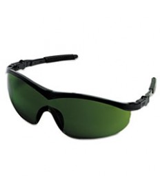 Storm Safety Glasses, Black Frame, Gray Lens, Nylon/polycarbonate