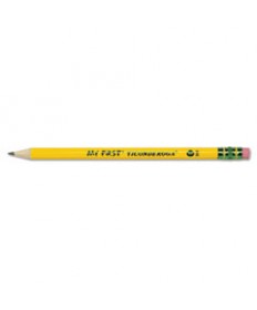 MY FIRST WOODCASE PENCIL WITH ERASER, HB (#2), BLACK LEAD, YELLOW BARREL, DOZEN