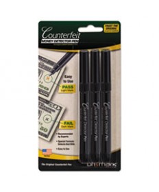 Smart Money Counterfeit Bill Detector Pen For Use W/u.s. Currency, 3/pack