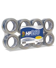 HP260 PACKAGING TAPE, 3" CORE, 1.88" X 60 YDS, CLEAR, 8/PACK