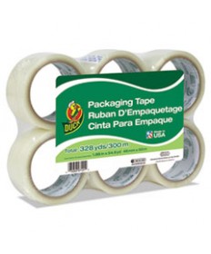 COMMERCIAL GRADE PACKAGING TAPE, 3" CORE, 1.88" X 55 YDS, CLEAR, 6/PACK