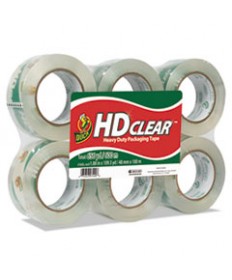 HD CLEAR PACKING TAPE, 3" CORE, 1.88" X 55 YDS, CLEAR, 6/PACK