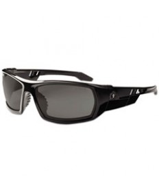 Skullerz Odin Safety Glasses, Black Frame/clear Lens, Nylon/polycarb