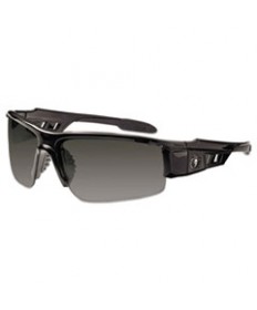 Skullerz Odin Safety Glasses, Matte Black Frame/clear Lens, Nylon/polycarb