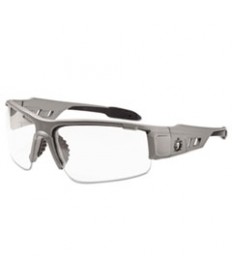Skullerz Odin Safety Glasses, Matte Black Frame/silver Lens, Nylon/polycarb