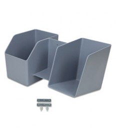 Learnfit Storage Bin, 8 Lb Capacity, 14 1/2 X 8 X 8, Dark Gray