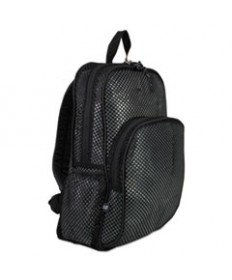 Mesh Backpack, 12 X 5 1/2 X 17 1/2, Black