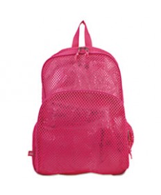 Mesh Backpack, 12 X 5 X 18, Pink