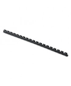 Plastic Comb Bindings, 5/16" Diameter, 40 Sheet Capacity, Black, 100 Combs/pack