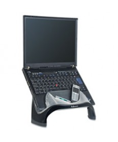 SMART SUITES LAPTOP RISER WITH USB, 13.13" X 10.63" X 7.5", BLACK/CLEAR