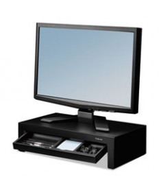 DESIGNER SUITES MONITOR RISER, FOR 21" MONITORS, 16" X 9.38" X 4.38" TO 6", BLACK PEARL, SUPPORTS 40 LBS