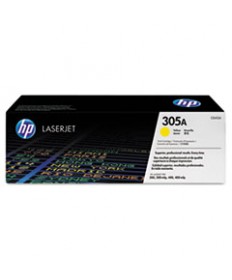 HP 305A, (CE412A) YELLOW ORIGINAL LASERJET TONER CARTRIDGE