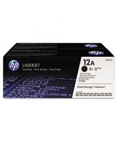 Hp 12a, (q2612d) 2-Pack Black Original Laserjet Toner Cartridges