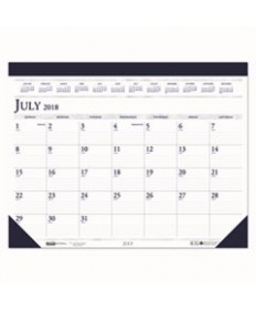 100% RECYCLED ACADEMIC DESK PAD CALENDAR, 14-MONTH, 22 X 17, 2020-2021