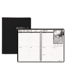 WEEKLY PLANNER WITH BLACK AND WHITE PHOTOS, 11 X 8.5, BLACK, 2021