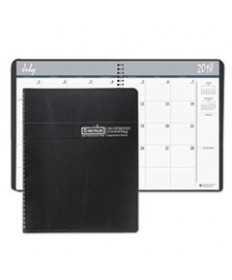 ACADEMIC RULED MONTHLY PLANNER, 14-MONTH JULY-AUGUST, 11 X 8.5, BLACK, 2020-2021