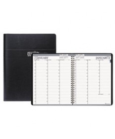 RECYCLED PROFESSIONAL WEEKLY PLANNER, 15-MIN APPOINTMENTS, 11 X 8.5, BLACK, 2021