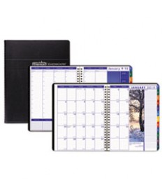 RECYCLED EARTHSCAPES WEEKLY/MONTHLY PLANNER, 11 X 8.5, BLACK, 2021