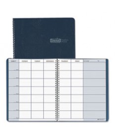 Teacher's Planner, Embossed Simulated Leather Cover, 11 X 8-1/2, Blue