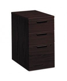 10500 SERIES BOX/BOX/FILE MOBILE PEDESTAL, 15.75W X 22.75D X 28H, MAHOGANY