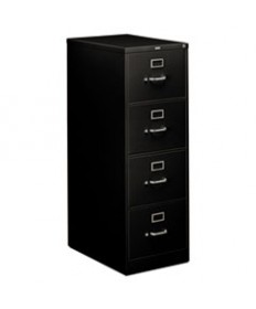 310 SERIES FOUR-DRAWER FULL-SUSPENSION FILE, LEGAL, 18.25W X 26.5D X 52H, BLACK