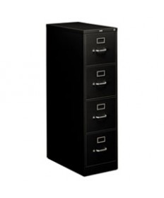 310 SERIES FOUR-DRAWER FULL-SUSPENSION FILE, LETTER, 15W X 26.5D X 52H, BLACK