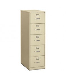310 SERIES FIVE-DRAWER FULL-SUSPENSION FILE, LEGAL, 18.25W X 26.5D X 60H, PUTTY