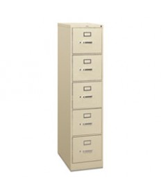 310 SERIES FIVE-DRAWER FULL-SUSPENSION FILE, LETTER, 15W X 26.5D X 60H, PUTTY