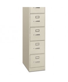 310 SERIES FIVE-DRAWER FULL-SUSPENSION FILE, LETTER, 15W X 26.5D X 60H, LIGHT GRAY