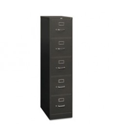 310 SERIES FIVE-DRAWER FULL-SUSPENSION FILE, LETTER, 15W X 26.5D X 60H, CHARCOAL