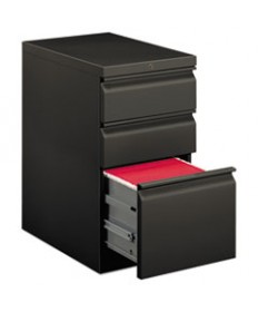 EFFICIENCIES MOBILE BOX/BOX/FILE PEDESTAL, 15W X 22.88D X 28H, CHARCOAL