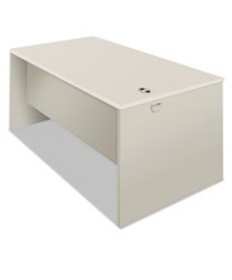 38000 SERIES DESK SHELL, 60" X 30" X 30", LIGHT GRAY/SILVER